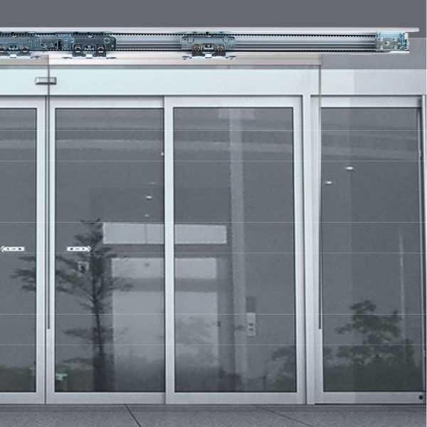 Mécanisme de porte automatique coulissante vitrée - SL 60 - 1