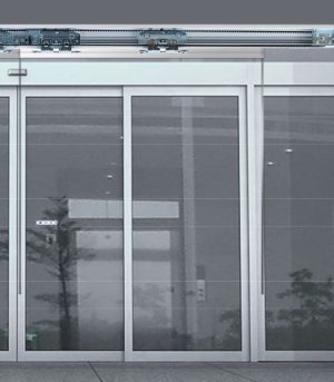 Mécanisme de porte automatique coulissante vitrée - SL 60 - 1